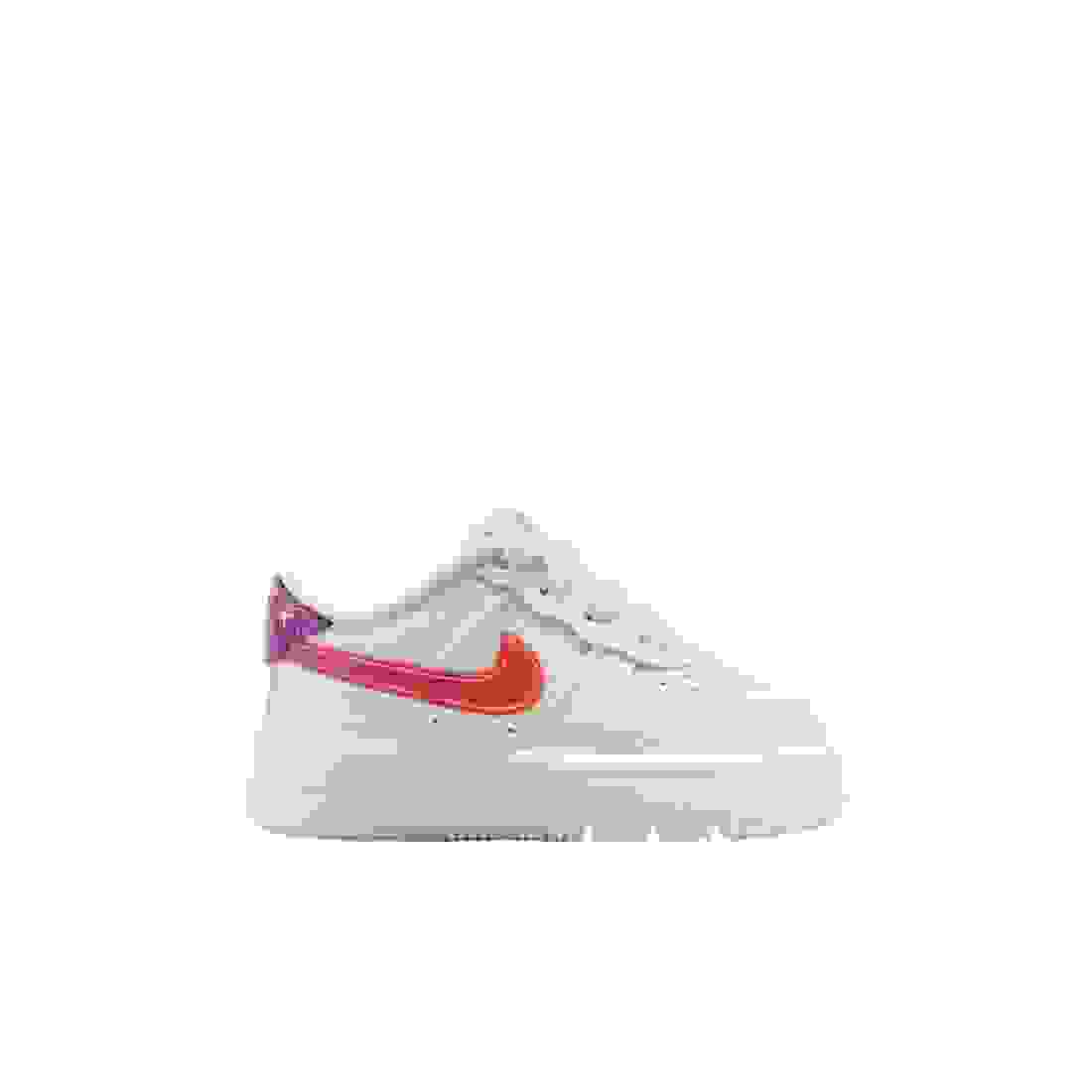 Nike Force 1 Low Infant Girls' "White/Turf Orange/Bright Violet" Shoe